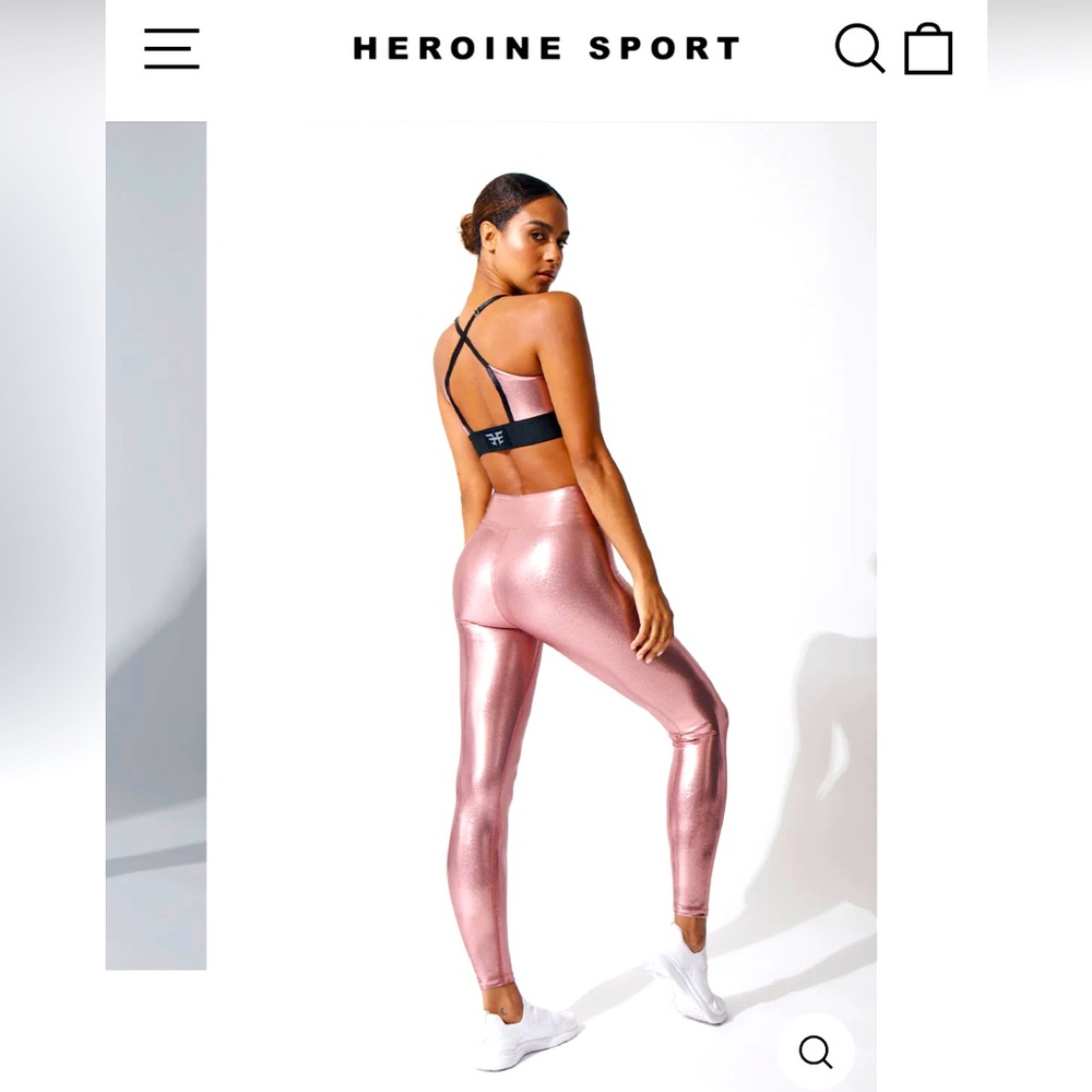 Heroine Sport Marvel Legging in Rose Gold